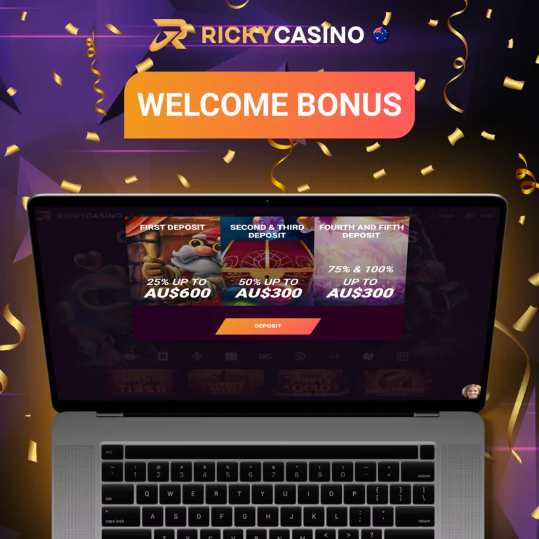 Ricky Casino how to get a welcome bonus