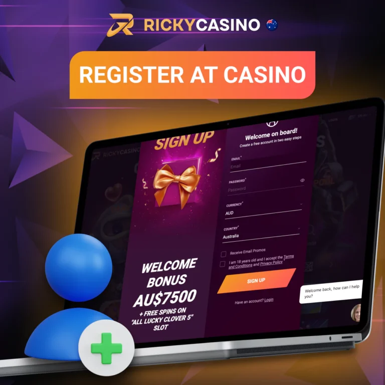 Ricky Casino how to register