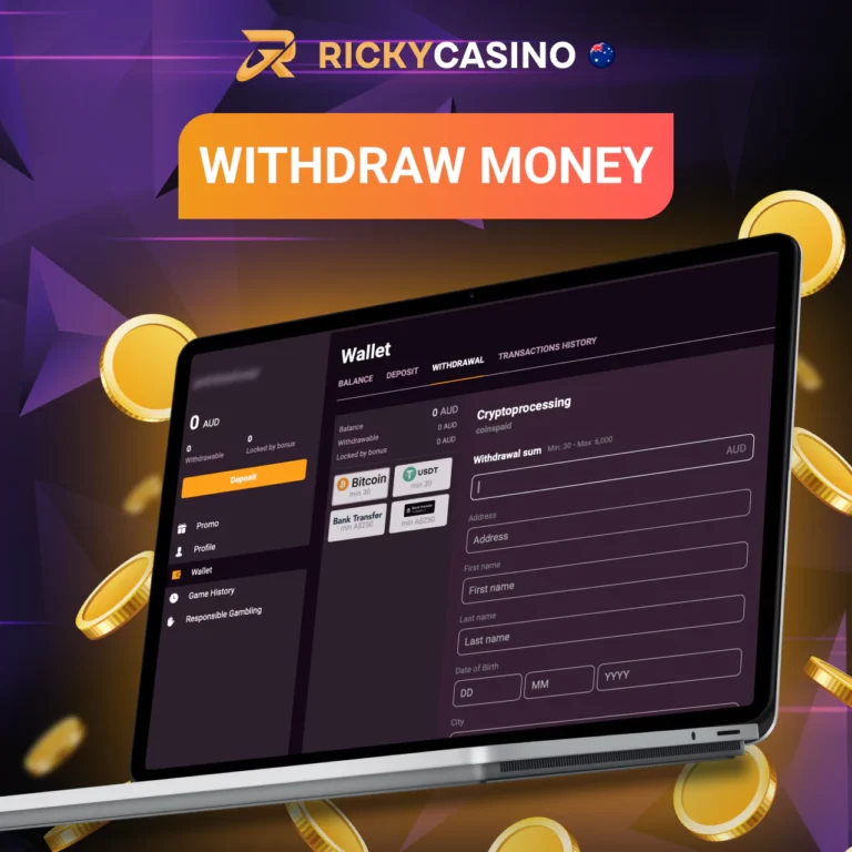 Ricky Casino how to withdraw money