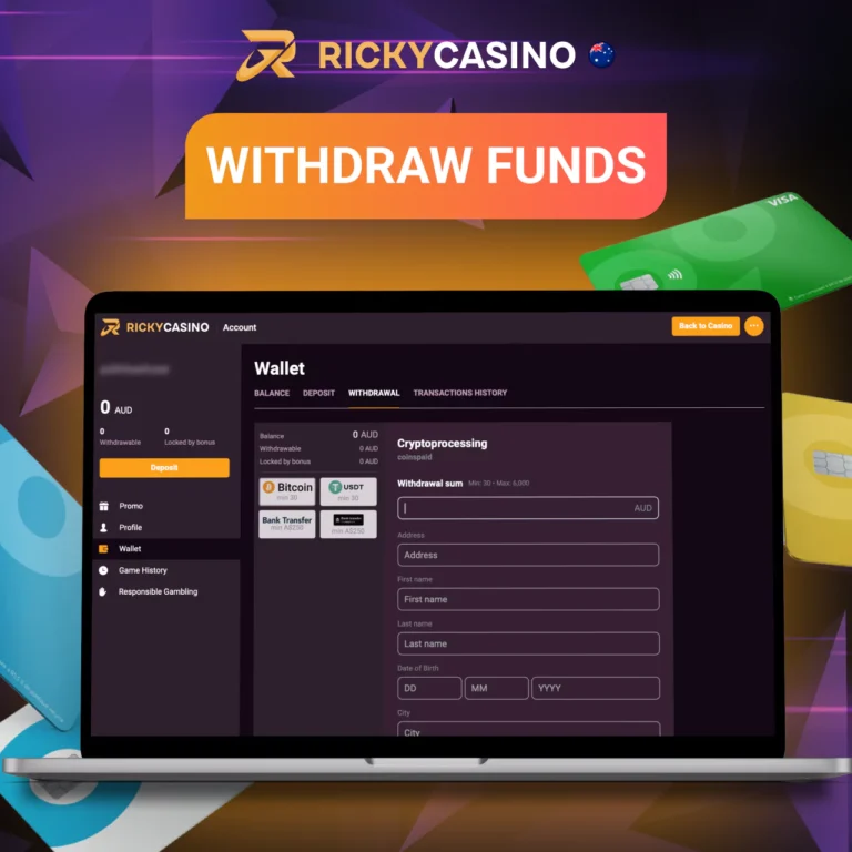 Ricky Casino withdraw bonus funds